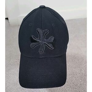 Black Shamrock Hat 3D Embroidery‎ Top of the World Brand Stretchy Fighting Irish